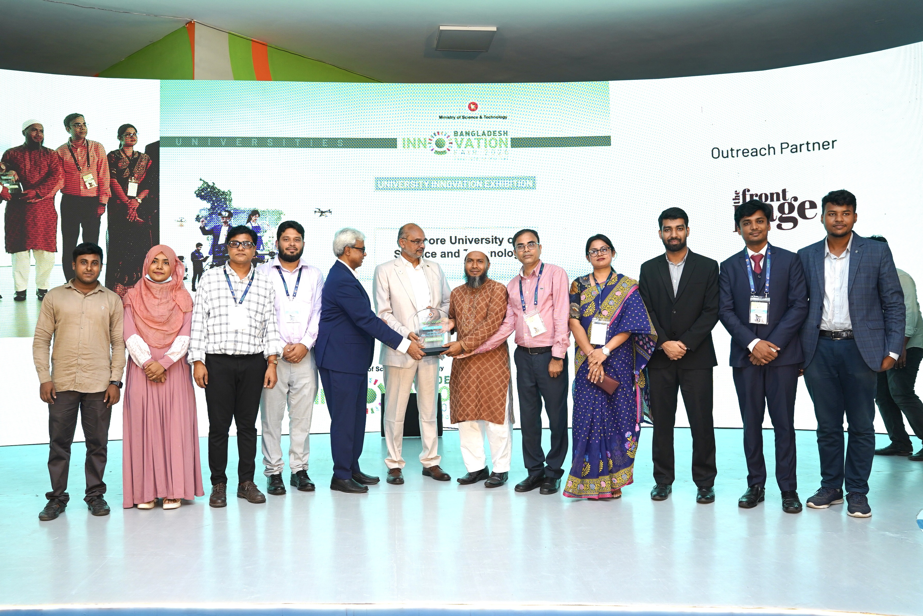 Bangladesh Innovation Fair 2026 - JUST Stall & Team